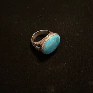Lois Hill Sterling Silver with Turquoise Ring